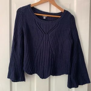 Aerie Navy Sweater